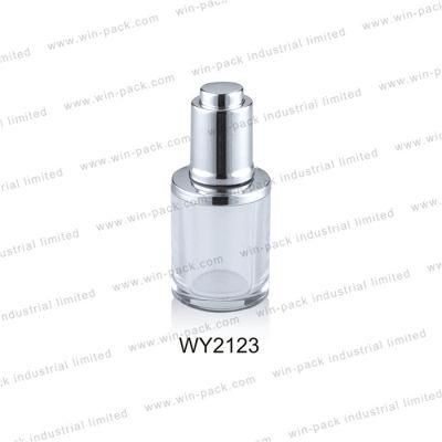 New Style Clear High Quality Essential Oil Serum Dropper Bottle for Cosmetics Packaging