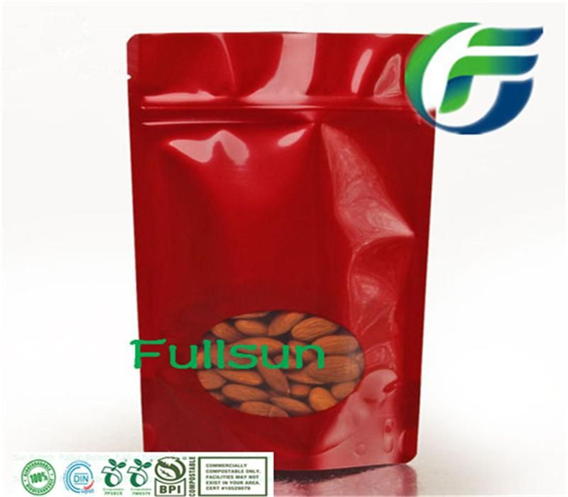 Plastic Food Packaging Bag Stand up Pouch Compound Aluminized Zipper Bag