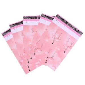 Manufacturer Wholesale Custom Printed Biodegradable Pink Poly Mailer Mailing Shipping Express Polythene Bags