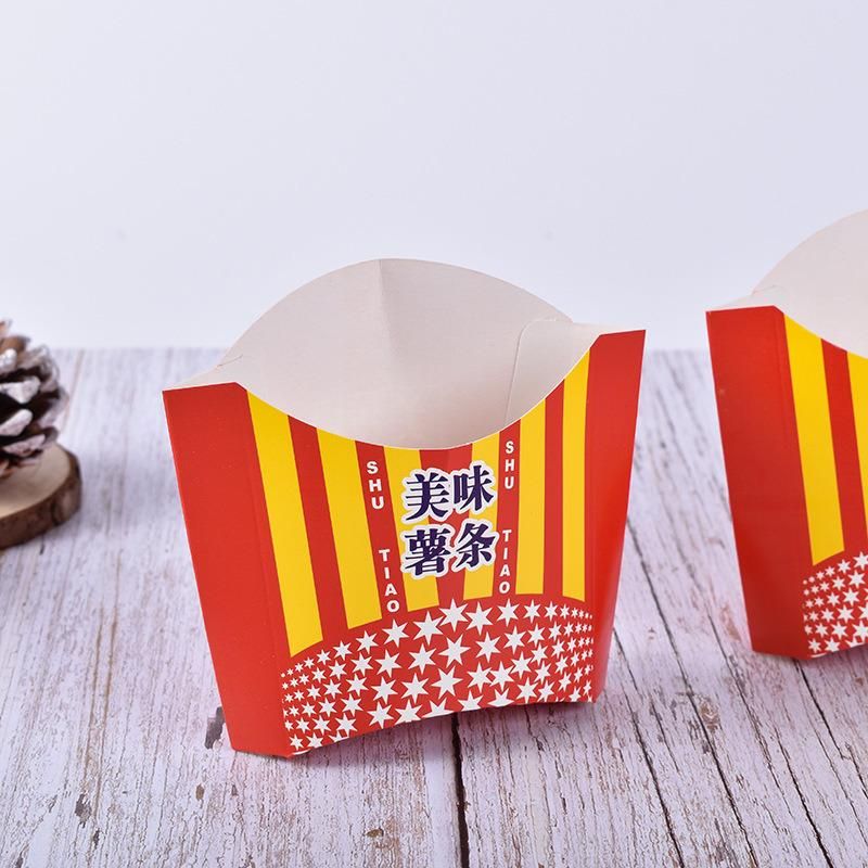Wholesale Custom Printed Gable Rectangle Coated White Paper Sweet Donut Packaging Box with Handle