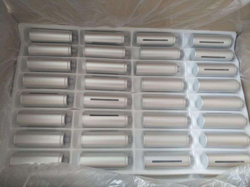 120ml White Round Cosmetic Airless Plastic PE Tube