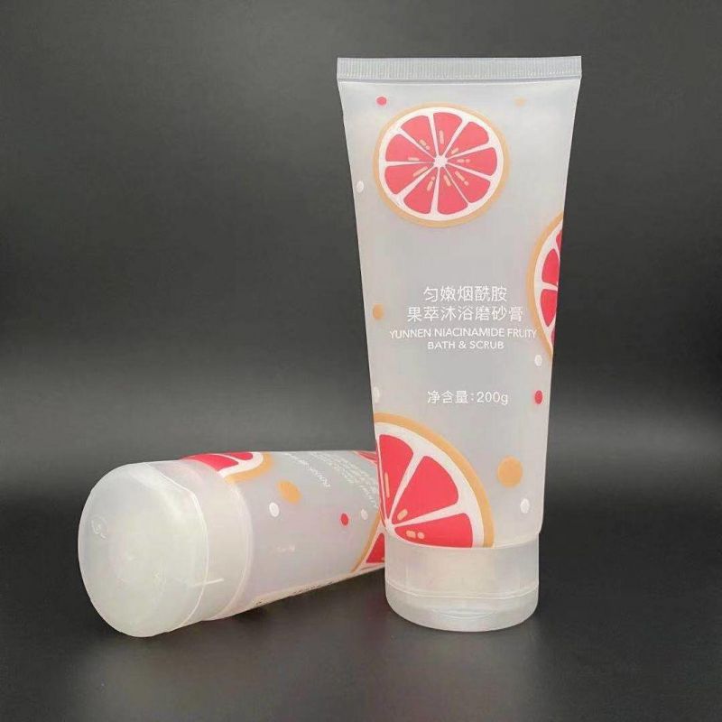60ml Plastic Tube with Offset Printing Soft LDPE Cosmetic Plastic Face Wash Cream Tube Packaging