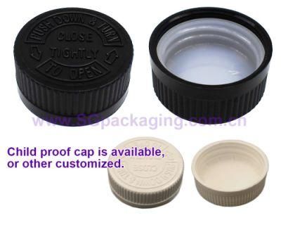 Cosmetic Cream Jar Container Child Proof Lock Cap