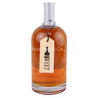 High Quality Square/Round Clear Glass Bottle 700ml 750ml