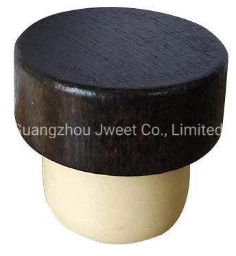 High Quality Bottle Cork Stoppers Wooden Caps for Liquor Brandy