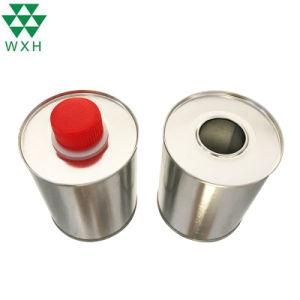 500ml Plain Oil Can for Engine Lubricant Oil with Plastic Flexible Spout