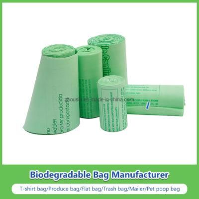 Custom Cornstarch 100% Biodegradable Trush Bags Manufacturer