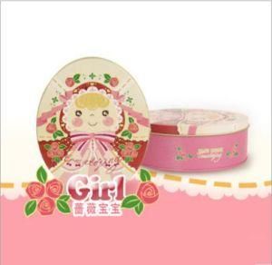 Foreign Trade Lovely Style Rabbit Cat Round Tin Box Creative European Wedding Candy Box
