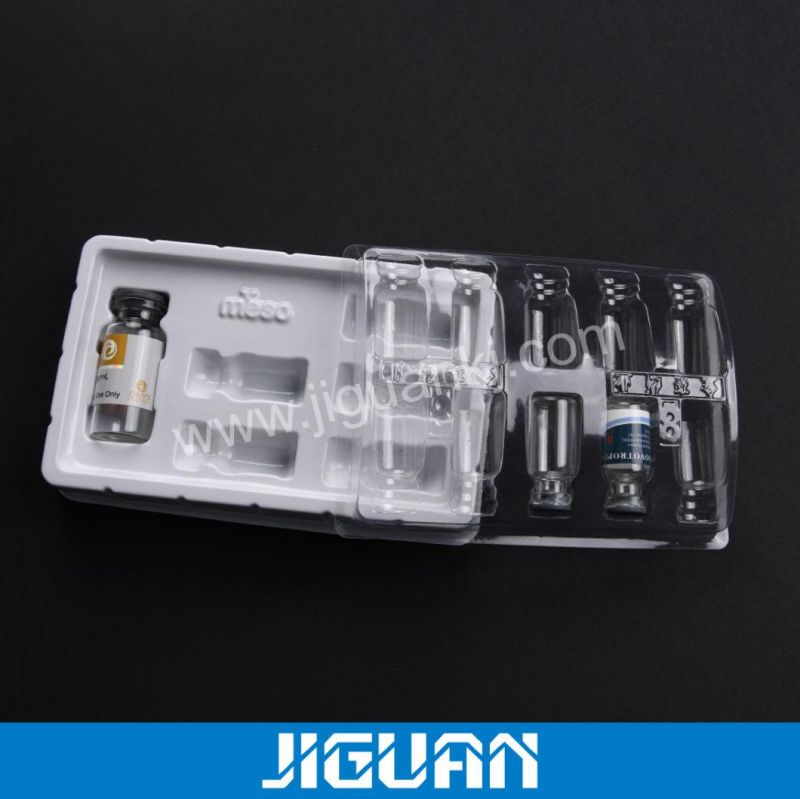Customized 6 or 12 Hole Vial Blister Packaging Plastic Tray
