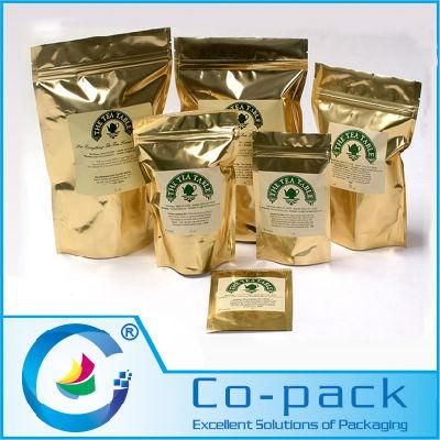 Aluminum Foil Material Stand up Bag for Tea Packaging