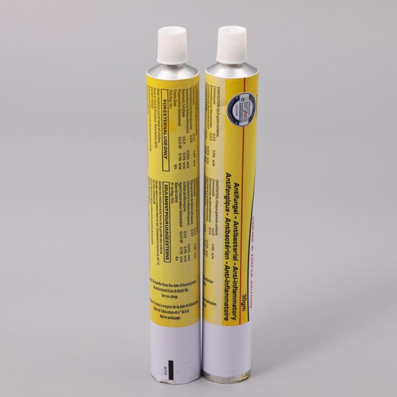 Aluminum 4 to 6 Colors Printing Professional Salon Hair Care Products Laminated Cosmetic Tube