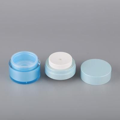 15g 30g 50g Plastic Airless Cream Jar for Cosmetic Packing Airless Pump White Vacuum Cream Bottle