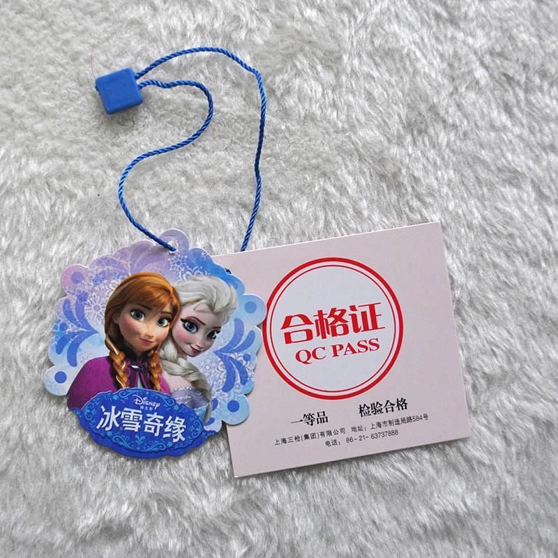 Paper Swing Tags Plastic Hangtag for Clothing Customized