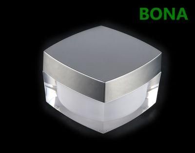 15g 30g 50g Wholesale Square Acrylic Cosmetic Jar
