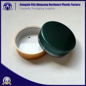 45/400 Polished Anodized Shine Gold/Silver Aluminum Plastic Chrom Lid for Glass Bottle