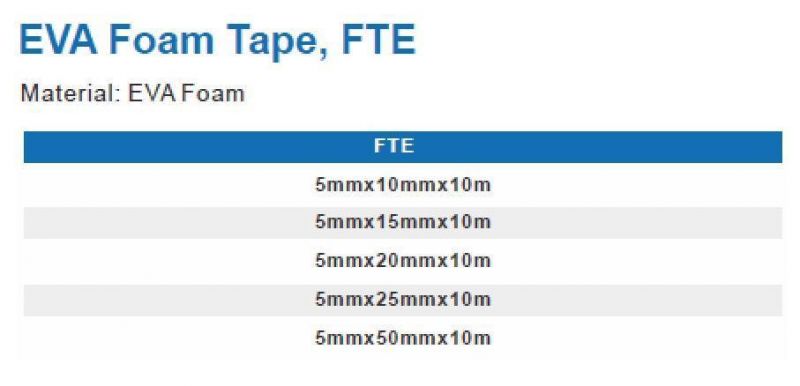 EVA Foam Tape Self Adhesive