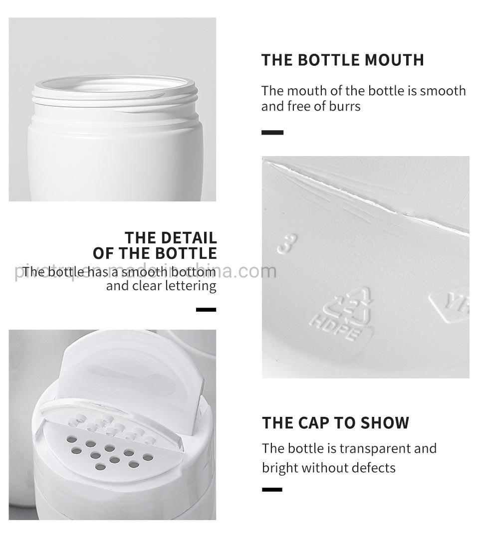 660ml 22oz HDPE Condiment Shaker for Salt Spices Plastic Jar Seasoning Bottle