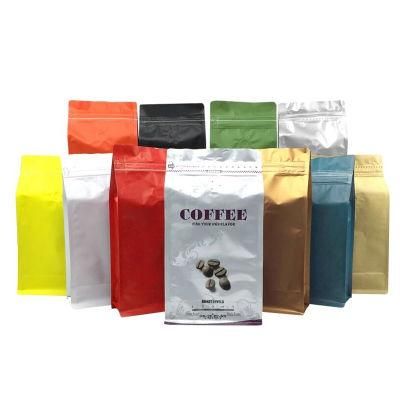 Zip Lock Aluminum Foil Coffee Packaging Bags with Valve