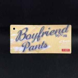 Delicate Cardboard Hang Tag for Pants