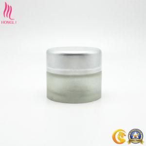 Frosted Eye Cream Glass Bottle and Sliver Lid