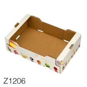 Z1206 Wholesale Empty Fruit Corrugated Paper Box Packing Carton Banana Packaging Box