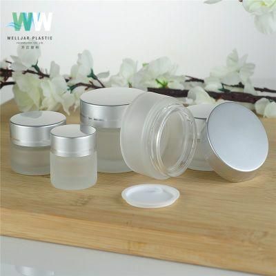 20g Packaging Bottle Mask Cream Frosted Glass Jar with Gasket