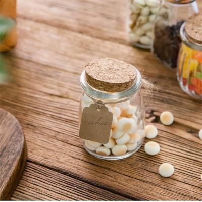 Factory Customization Cheap Free 100ml Yogurt Jars Glass Pudding Bottle with Cork