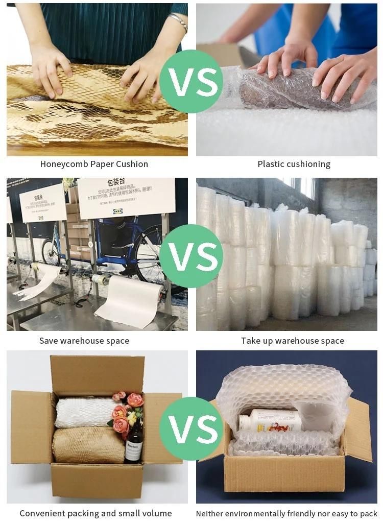 Honeycomb Kraft Paper Sheet Packaging Cushion Paper Sheet for Wrapping Glass Cosmetics Wine Material