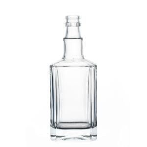 Factory Price Customized 500ml Flint Glass Wine Bottles High End Drinking Packaging for Liquor