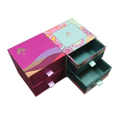 Drawer Fashion Gift Neck Luxury Perfume Birthday Sliding Door Customized Jewelry Packaging Box