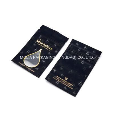 Three Side Seal Flexible Pouch Custom PE Plastic Food Packaging Bag