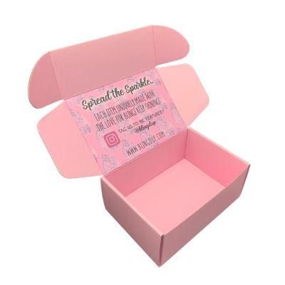 Custom Printing Foldable Strong Corrugated Cardboard Kraft Paper E-Commerce Packaging/ Logistics Shipping/ Storage Mailer Gift Carton Box