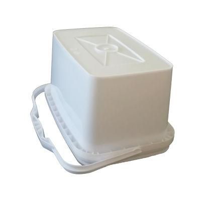 Square Rectangle Food Grade Plastic Container for Food Chemical Storage