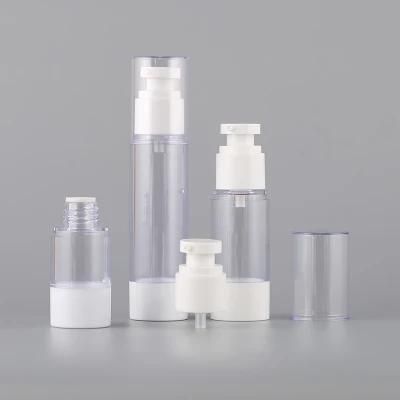 Lotion Refillable Cosmetic Packaging 15ml 30ml 50ml 100ml Airless Pump Spray Cream Bottle