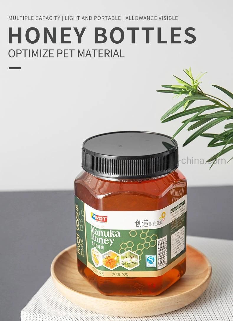 1000g Pet Clear Plastic Manuka Honey Bottle
