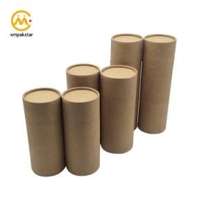 Wholesale Eco-Friendly Custom Kraft Cardboard Cylinder Paper Tube Packaging for Food