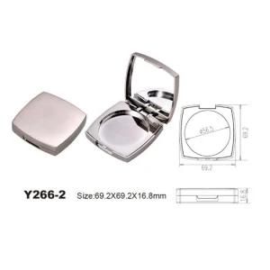 Round Shape Plastic Cosmetic Package with Mirror Chrome Packaging