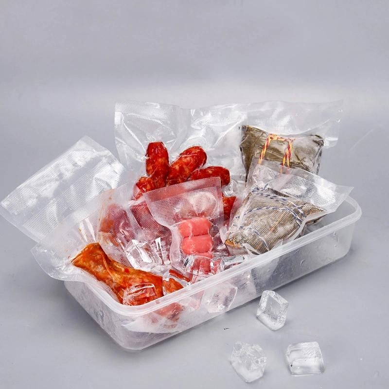 Clear Plastic Nylon Vacuum Bag for Frozen Food