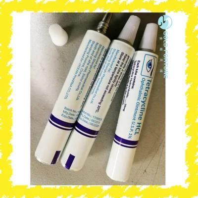 Aluminum Collapsible Tube with Nozzle Applicator for Oculentum/ Ointment Packaging