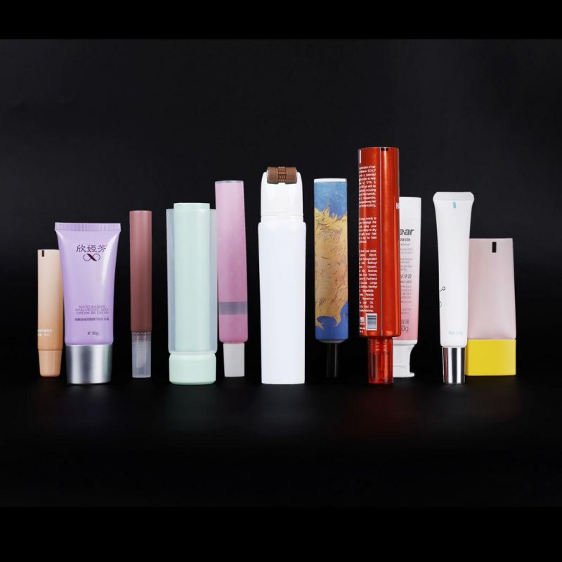 Face Cream and Hand Cream Plastic Cosmetic Empty Tubes Packaging Silkscreen Print Loffset Printing