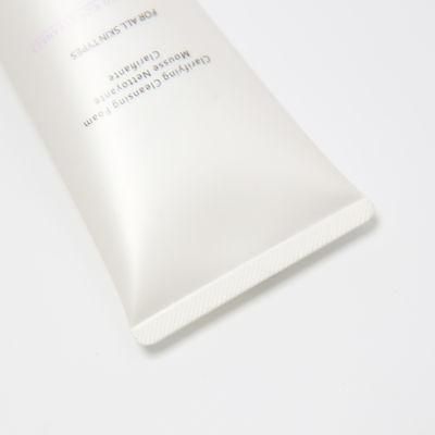 Empty Clear Plastic Tube Flip Top Cover Face Wash Cream Soft Tubes Packaging for Cosmetics