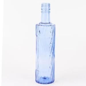 500ml Glass Vodka Custom Weight Special Shape Unique Heavy Base Alcohol Bottle