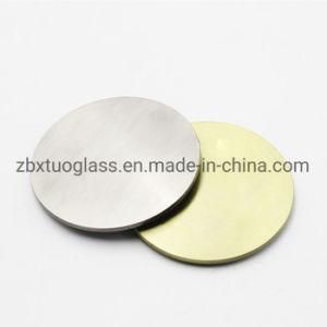 Factory Glassware Supply Glass Candle Jar Metal Lid Golden Silver Color Rose Color
