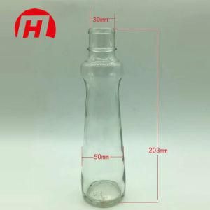 215ml Clear Swing Top Wine Glass Bottles with White and Red Wire Ball Stoppers
