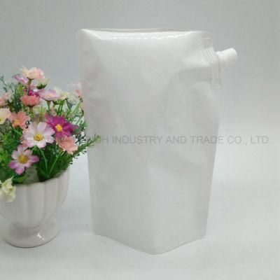 Milk Plastic Stand up Spout Bag with Smart Design Sour Milk Spout Bag