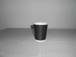 Black Cross Disposable Corrugated Walled Paper Cup