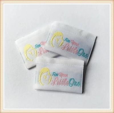 Custom End Fold Name Brand Woven Label