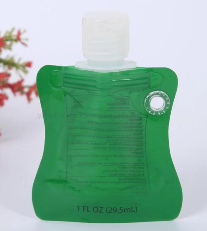 Hand Sanitizer Packaging Bag Plastic Liquid Stand up Hand Wash Spout Pouch