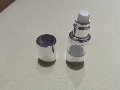 Silver Alum Airless Bottles 50ml 30ml 15ml 100ml Lotion Cosmetic Bottles for Skin Care