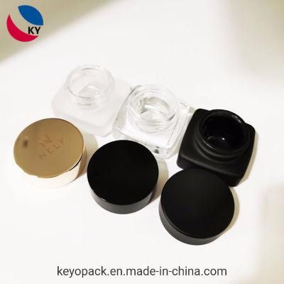 New Arrival 5ml Square Glass Jar for Eyeshow Lip Balm